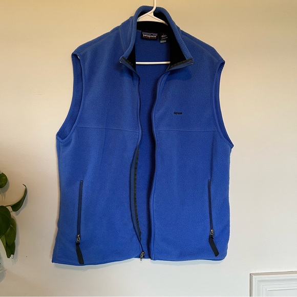 Patagonia Tops - Patagonia Blue Fleece Vest Size L